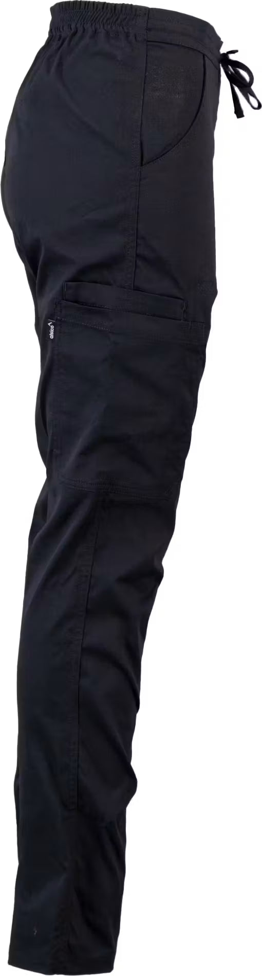 Alsico Benthe dames zorgbroek zwart met praktische zakken voor zorgprofessionals