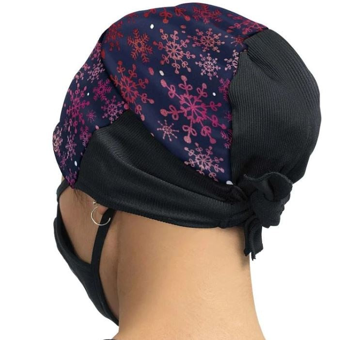 Koi Chirurgenmuts uni-sex Snowflakes - Zorgkleding.nl