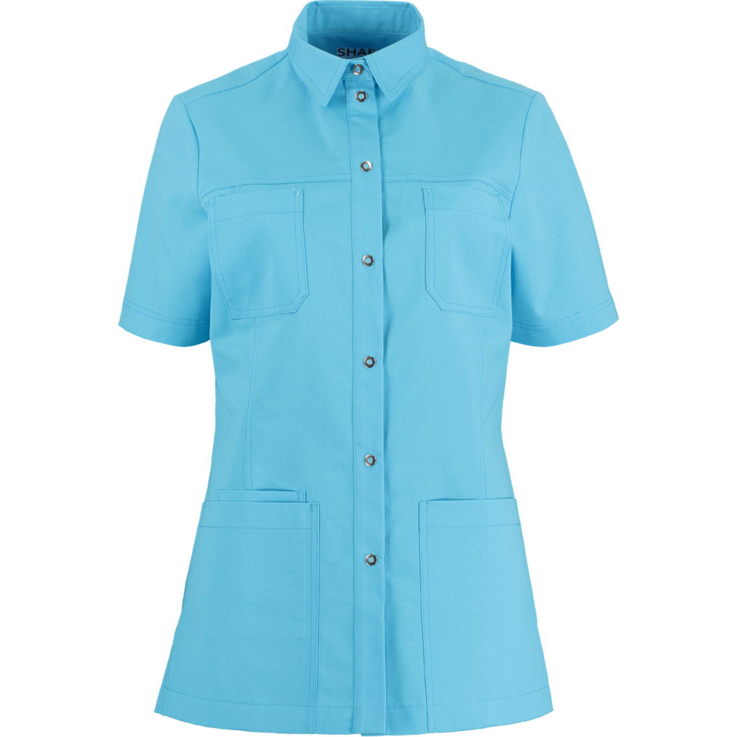 CLAIRE JACK dames tuniek met staande kraag en 5 zakken