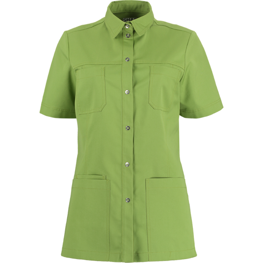 CLAIRE JACK dames tuniek met staande kraag en 5 zakken