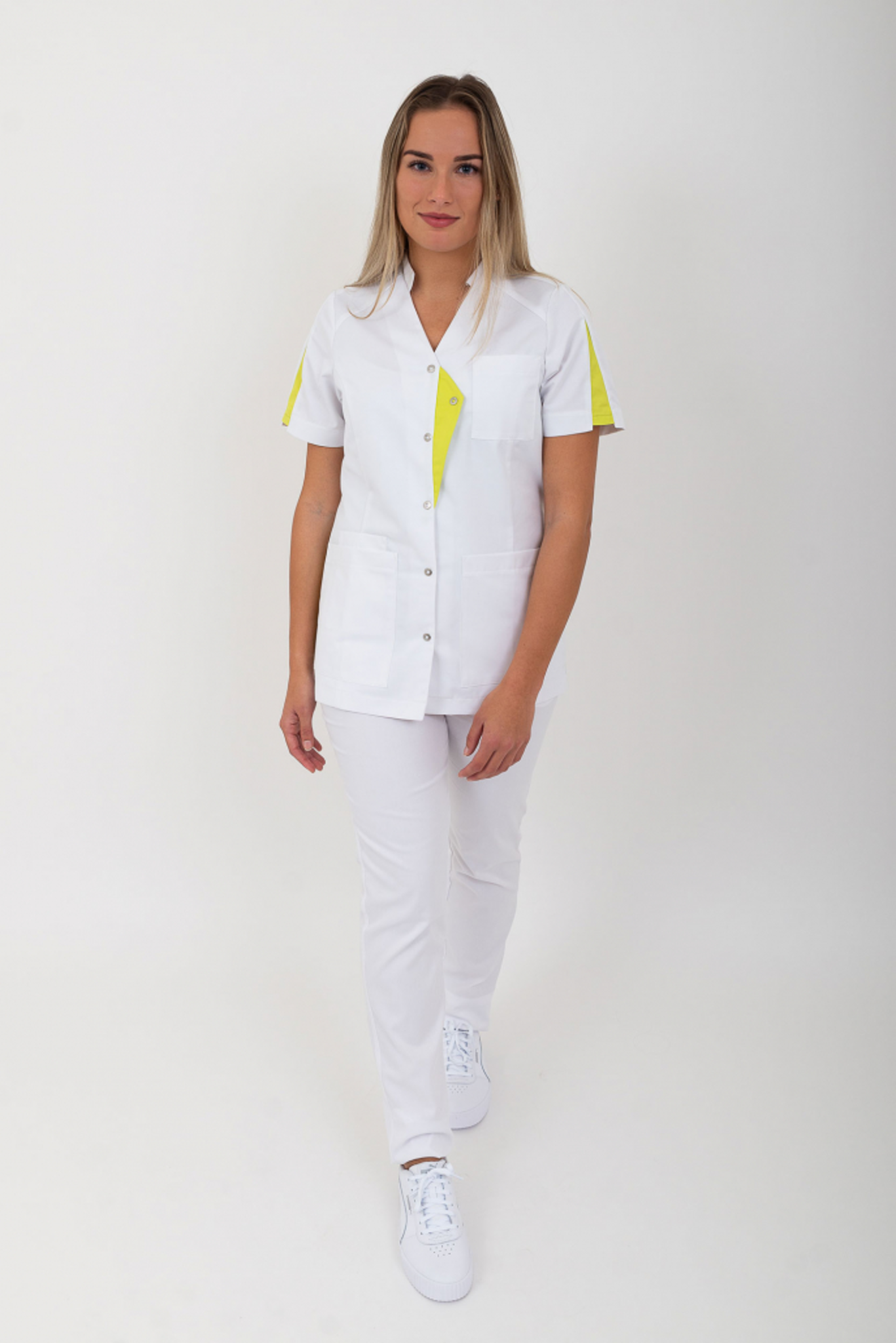 SHAE ISLA JACK Tuniek Dames V-Hals met Drukkersluiting