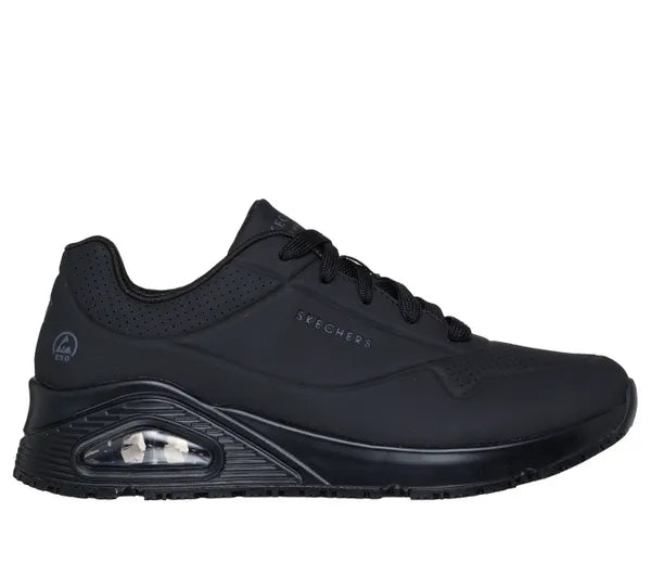 Skechers Werkschoenen Dames Zwarte Sneakerlook
