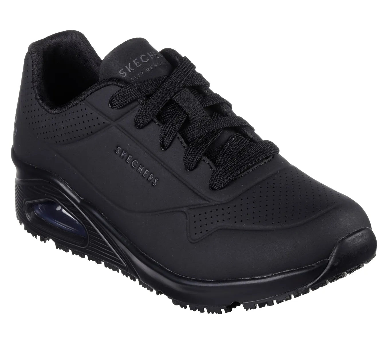 Skechers Werkschoenen Dames Zwarte Sneakerlook