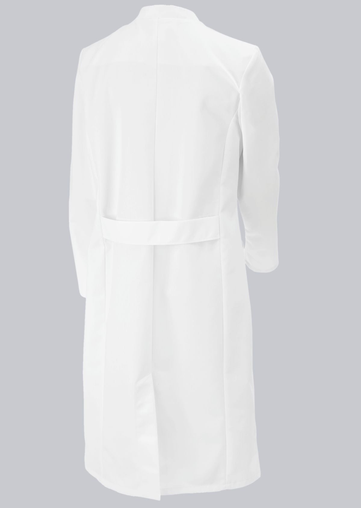 BP lange katoenen damesjas van 100% katoen met opstaande kraag en professionele pasvorm