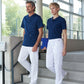 BP® Pantalon voor haar & hem unisex nachtblauw met stretch en elastische taille met tunnelkoord
