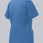 BP lichte dames zorgtuniek in azuurblauw met ademende stretchstof en comfortabele fit
