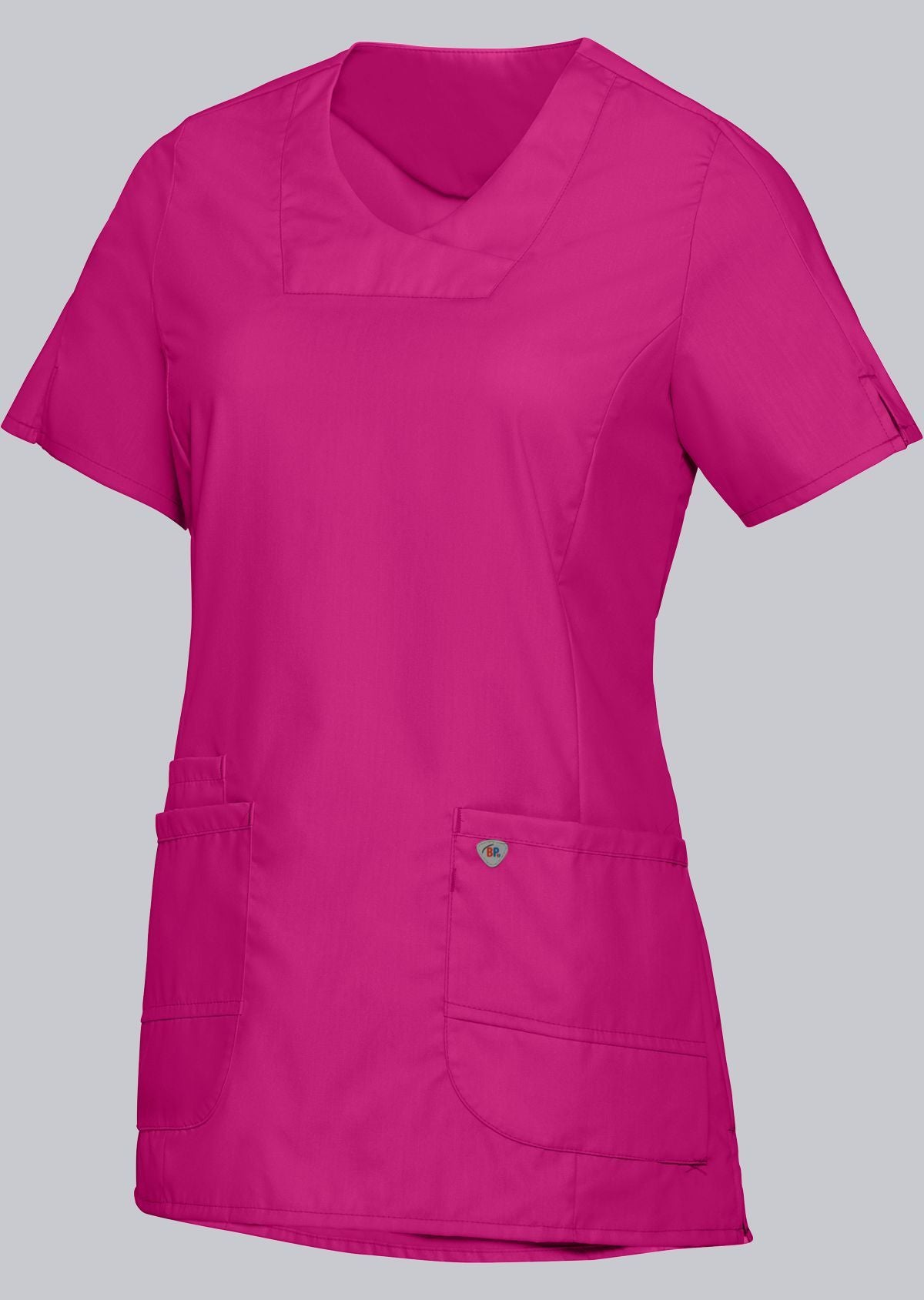 BP lichte dames zorgtuniek met stretchstof, V-hals zonder inkijk en lichtgewicht ademend ontwerp