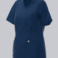 BP lichte dames zorgtuniek in nachtblauw met stretch en moderne pasvorm voor zorgprofessionals