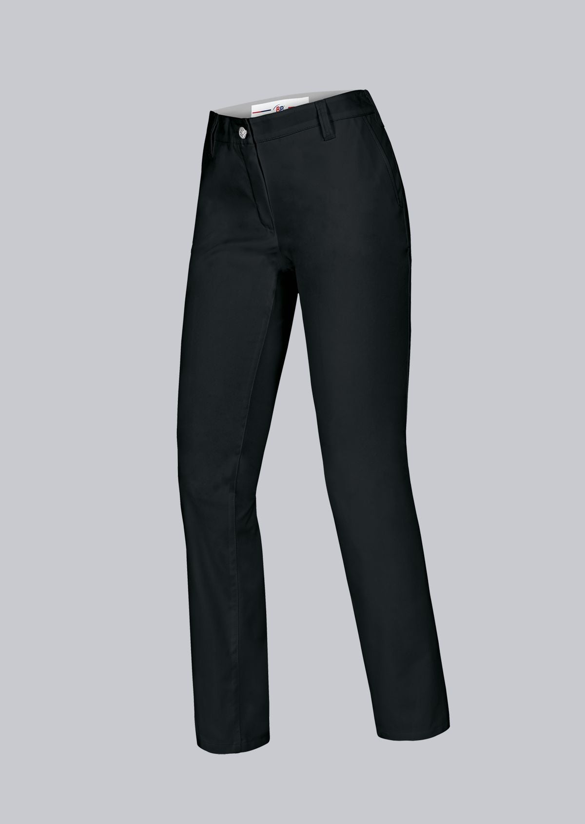 BP® Stretch-chinobroek voor dames wit met modern fit en stretchmateriaal