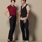 BP® Stretch-damespantalon wit met stretchmateriaal en elastische taille