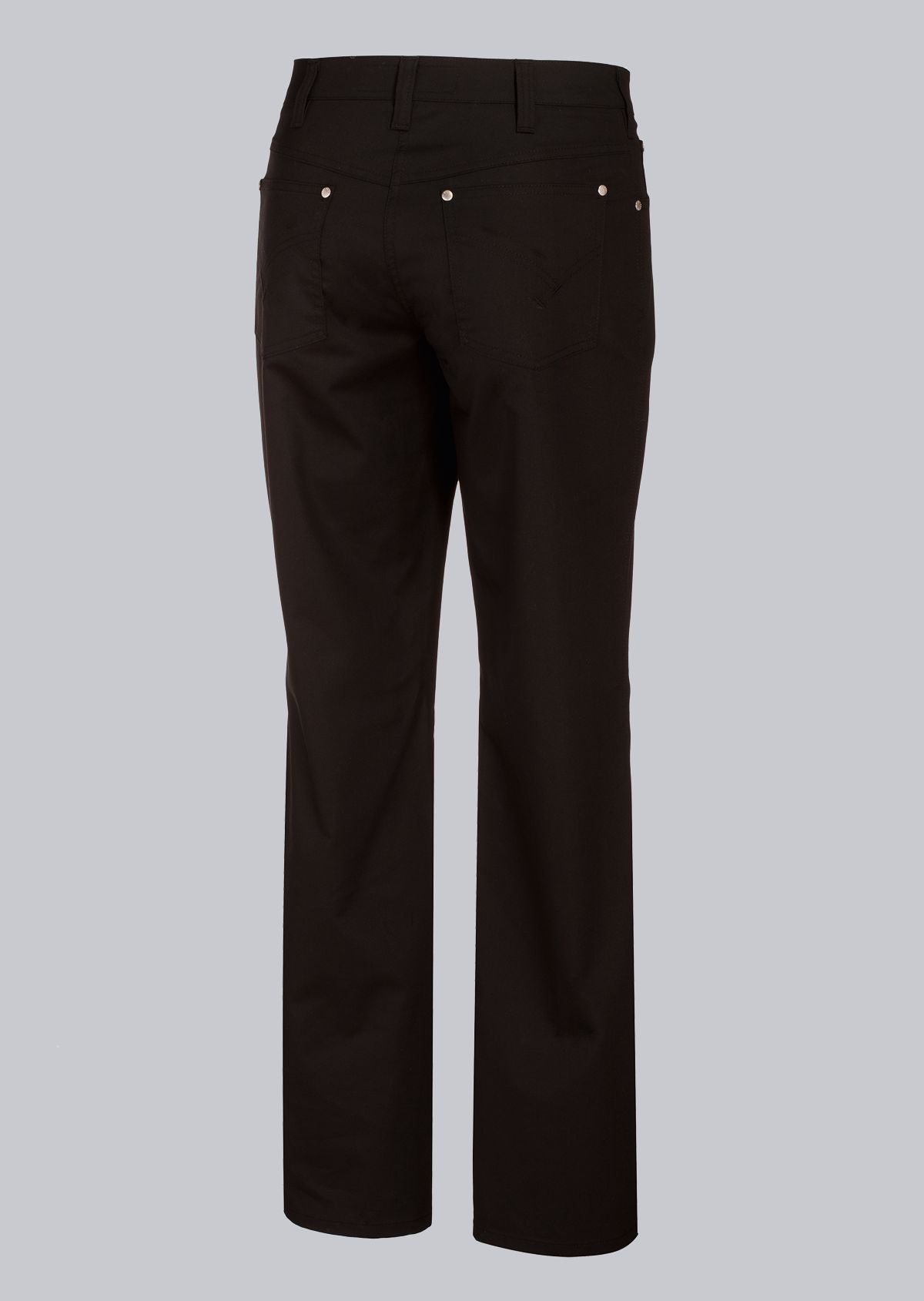 BP® Stretch-damesjeans wit met five-pocket design en klinknagels