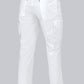 BP® stretch herenjeans wit met five-pocket design en cargozakken