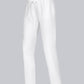 BP® comfortabele stretch-broek voor dames wit met elastomultiester en elastische tailleband