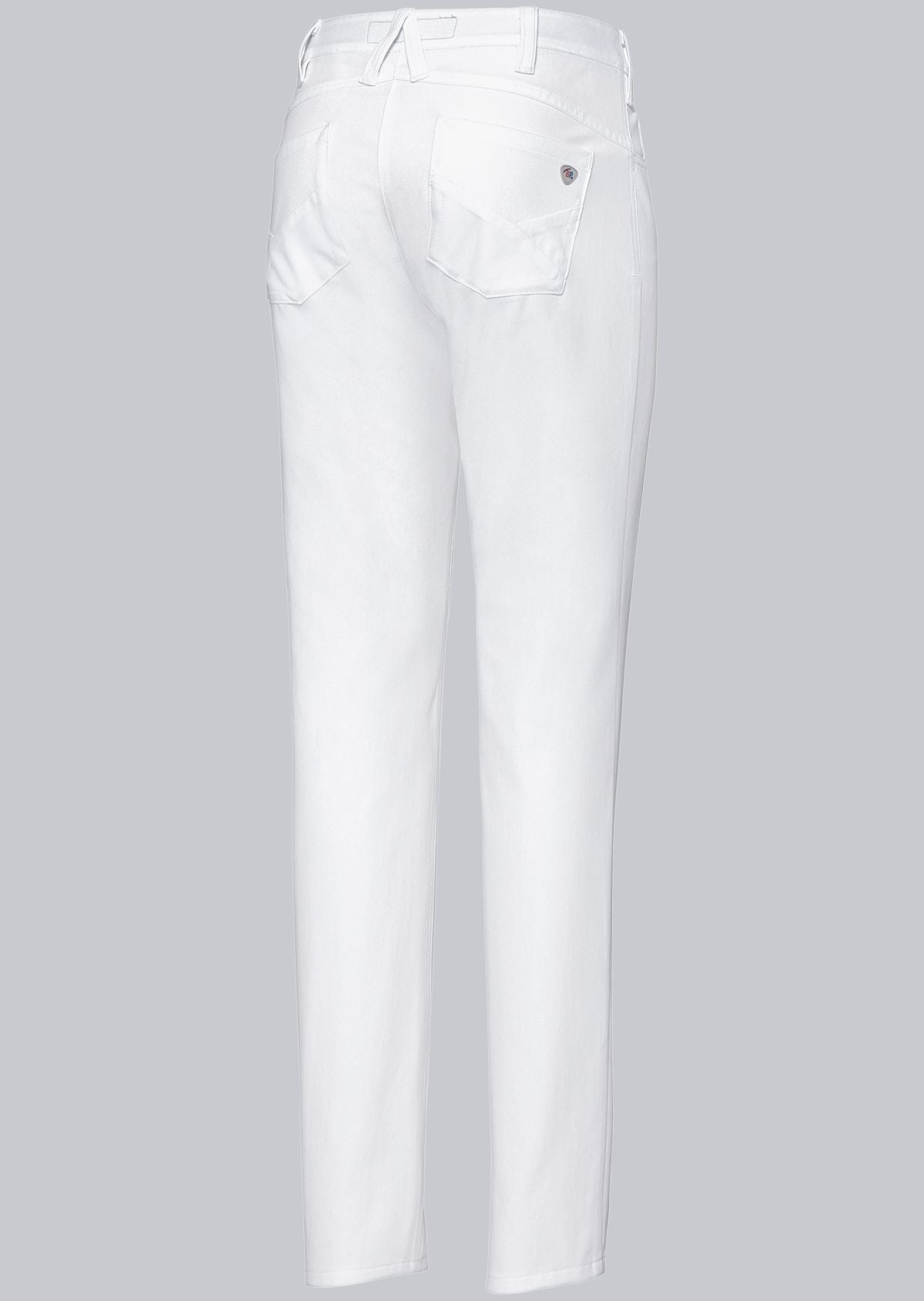 BP® slim-fit stretch-jeans voor dames wit met slim fit en stretchmateriaal