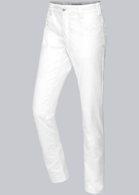 BP® slim-fit stretch-jeans voor heren wit met slim fit en licht stretchmateriaal