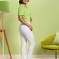 BP® skinny stretch-jeans voor dames wit met skinny fit en five-pocket design