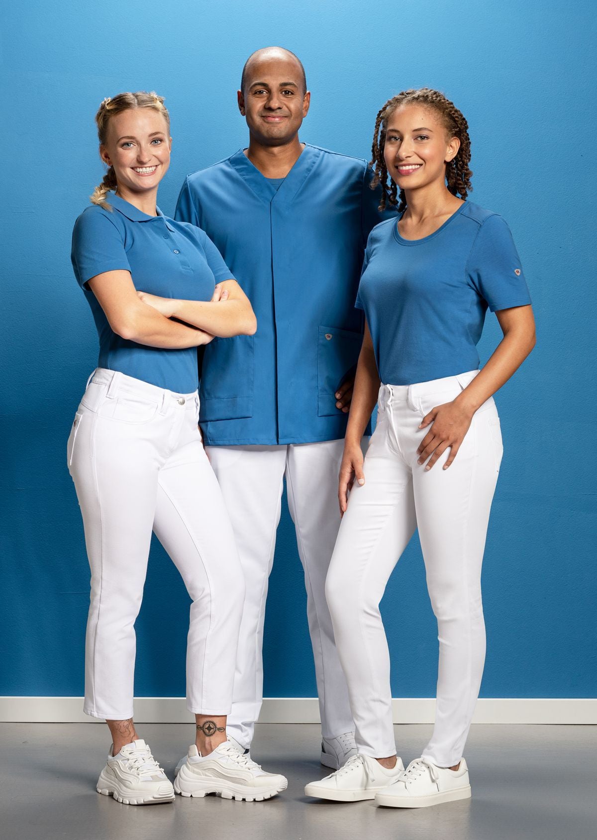 BP® skinny stretch-jeans voor dames wit met skinny fit en five-pocket design