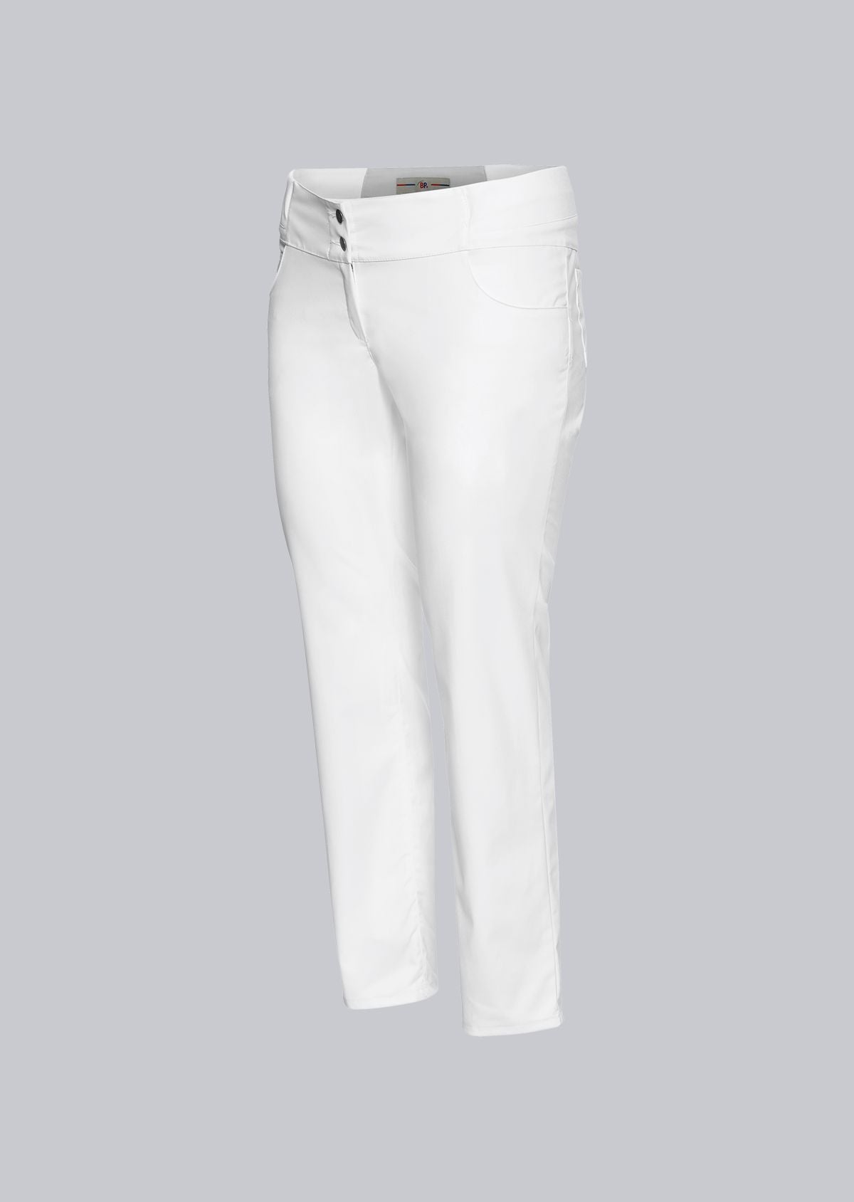 BP® Shape Fit stretch-broek voor dames wit met hoge taille en stretchinzetstukken