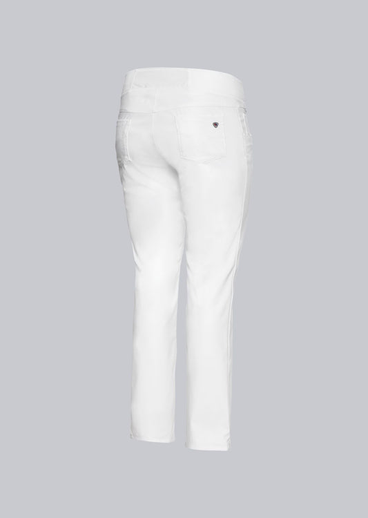 BP® Shape Fit stretch-broek voor dames wit met hoge taille en stretchinzetstukken
