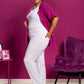 BP® Shape Fit stretch-broek voor dames wit met hoge taille en stretchinzetstukken
