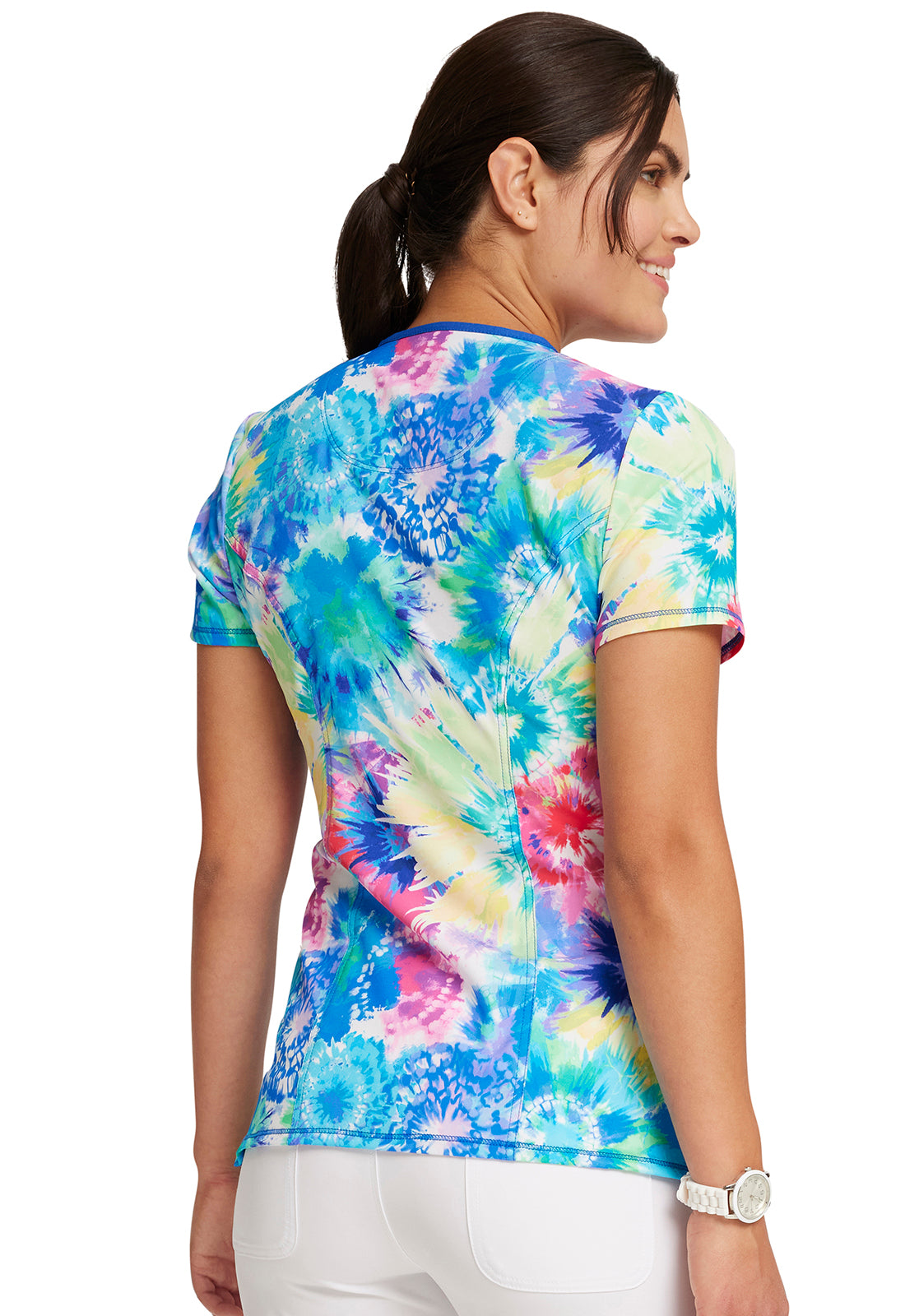 Tuniek Infinity CK609 Tie Dye Burst - Zorgkleding.nl