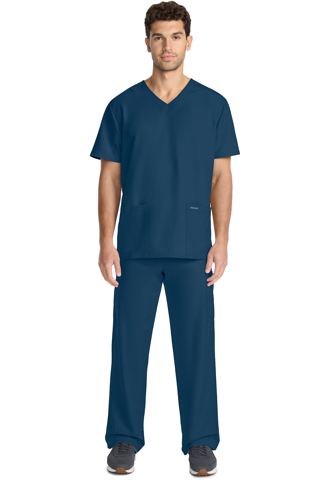 Unisex top met V-hals met moderne pasvorm en PROTX2-technologie CKE00014A