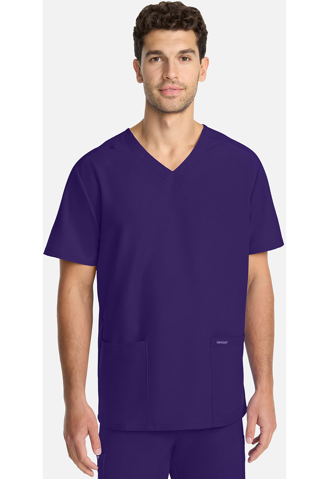 Unisex top met V-hals met moderne pasvorm en PROTX2-technologie CKE00014A