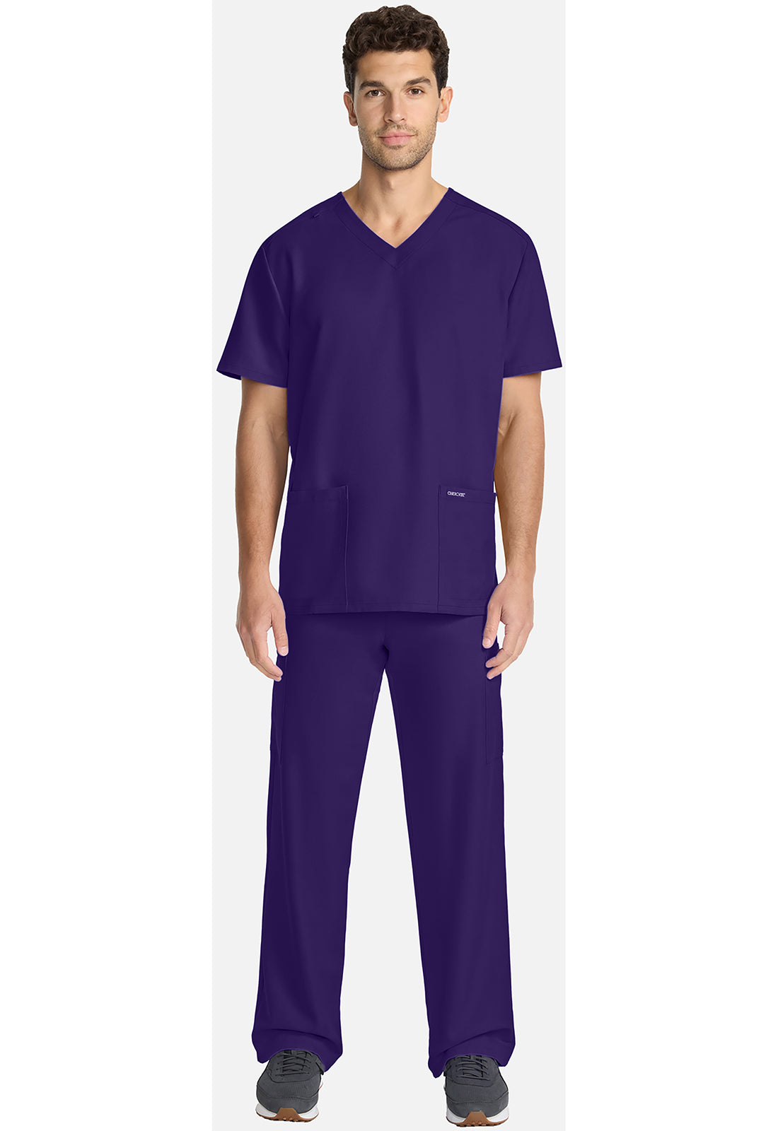 Unisex top met V-hals met moderne pasvorm en PROTX2-technologie CKE00014A
