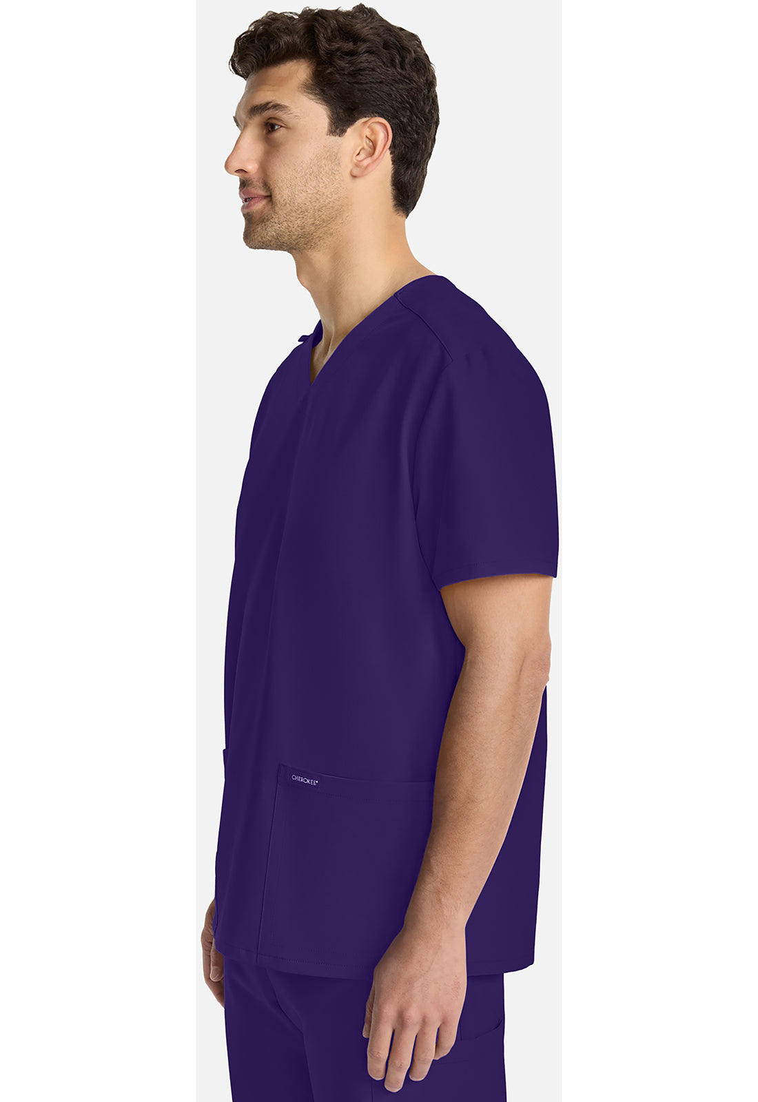 Unisex top met V-hals met moderne pasvorm en PROTX2-technologie CKE00014A