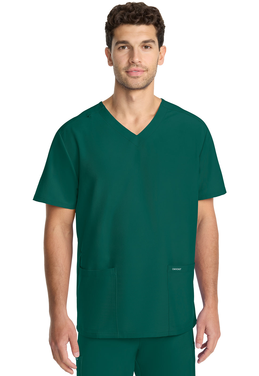 Unisex top met V-hals met moderne pasvorm en PROTX2-technologie CKE00014A