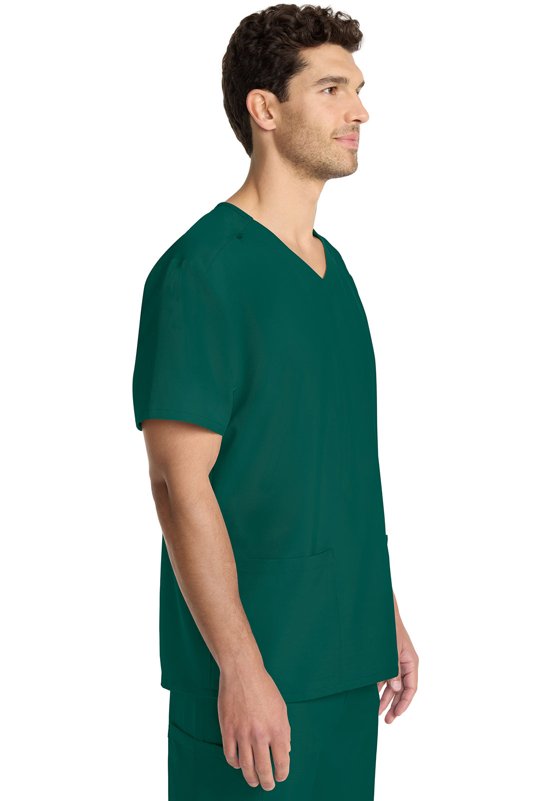 Unisex top met V-hals met moderne pasvorm en PROTX2-technologie CKE00014A