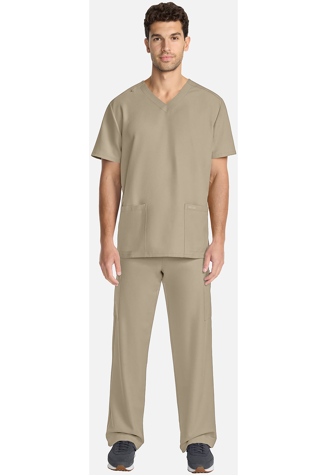Unisex top met V-hals met moderne pasvorm en PROTX2-technologie CKE00014A