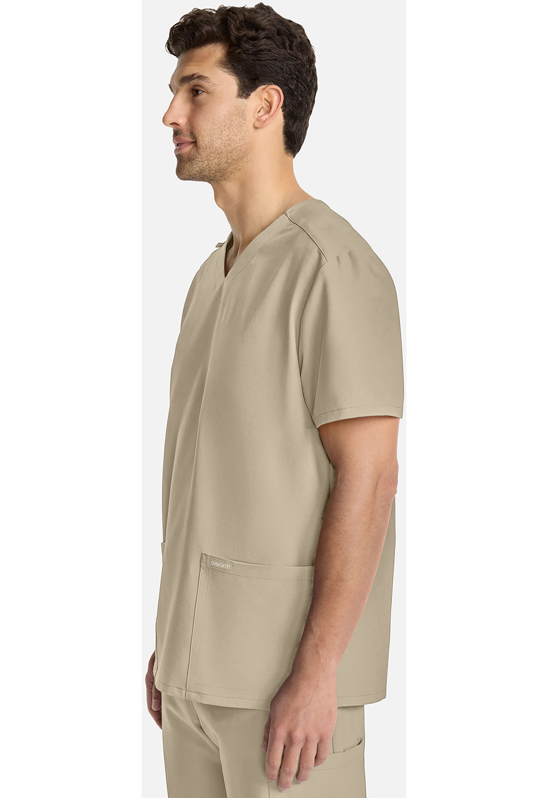Unisex top met V-hals met moderne pasvorm en PROTX2-technologie CKE00014A