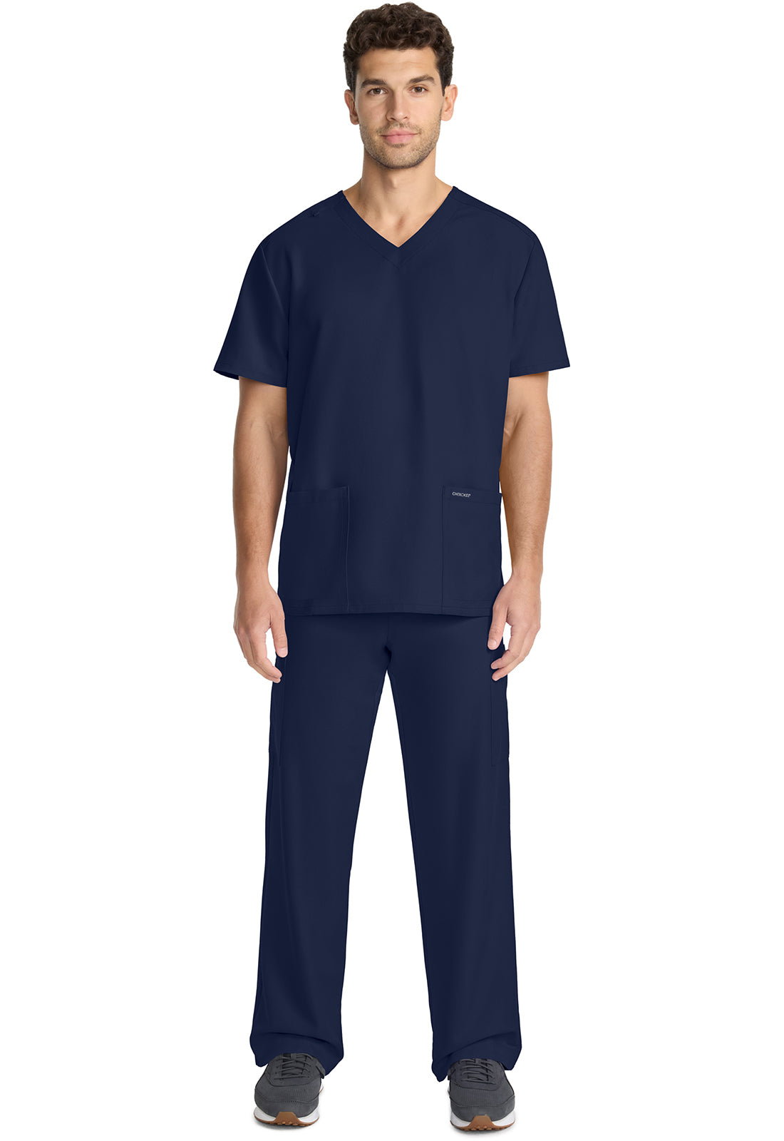 Unisex top met V-hals met moderne pasvorm en PROTX2-technologie CKE00014A