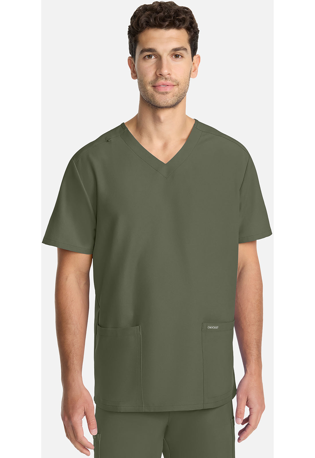 Unisex top met V-hals met moderne pasvorm en PROTX2-technologie CKE00014A