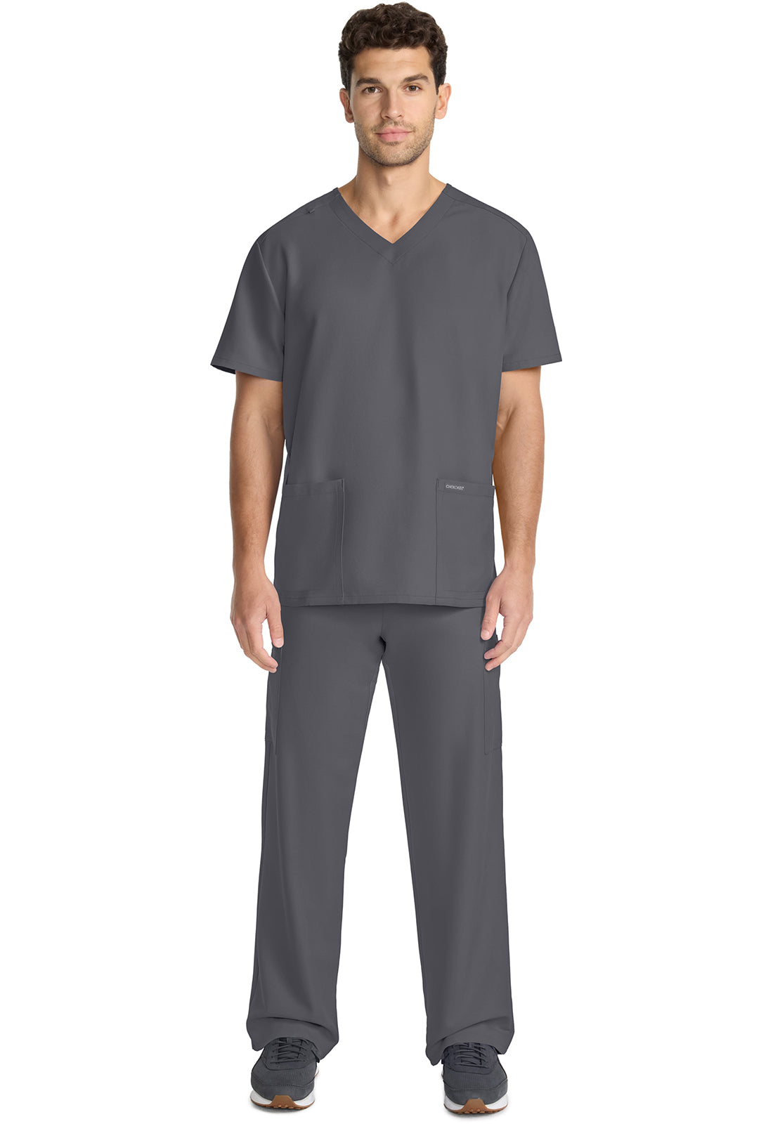 Unisex top met V-hals met moderne pasvorm en PROTX2-technologie CKE00014A