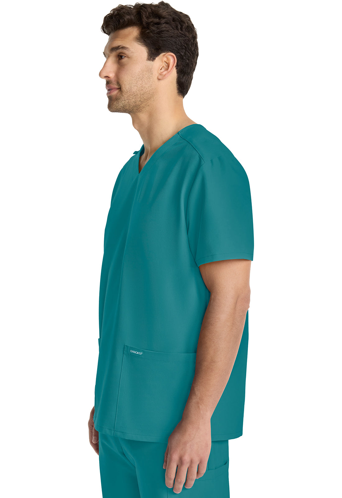 Unisex top met V-hals met moderne pasvorm en PROTX2-technologie CKE00014A