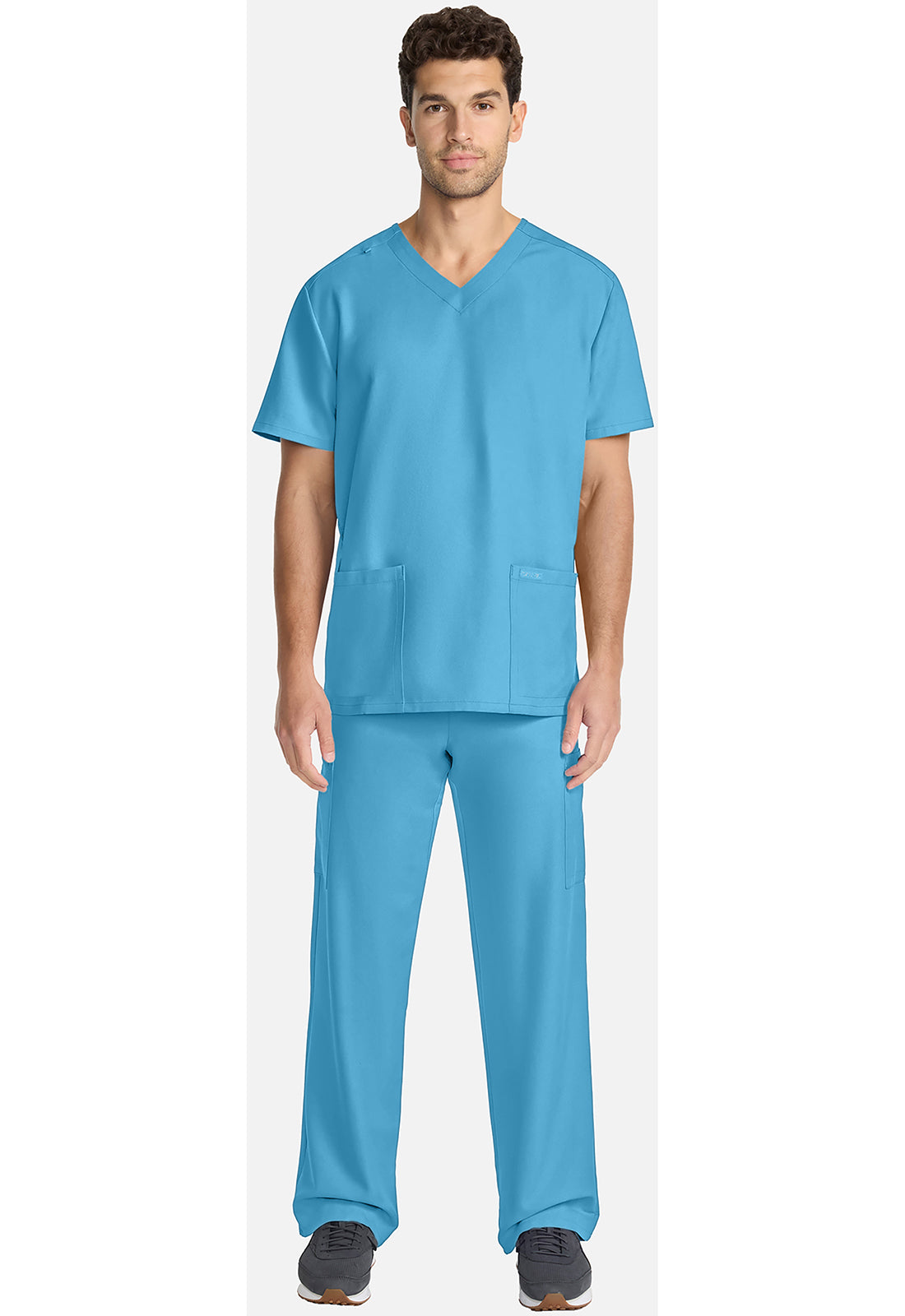 Unisex top met V-hals met moderne pasvorm en PROTX2-technologie CKE00014A