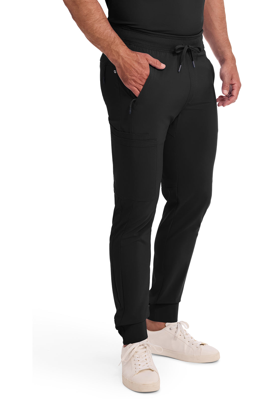 Heren joggingbroek met 360° stretch en ritszakken CKE004A