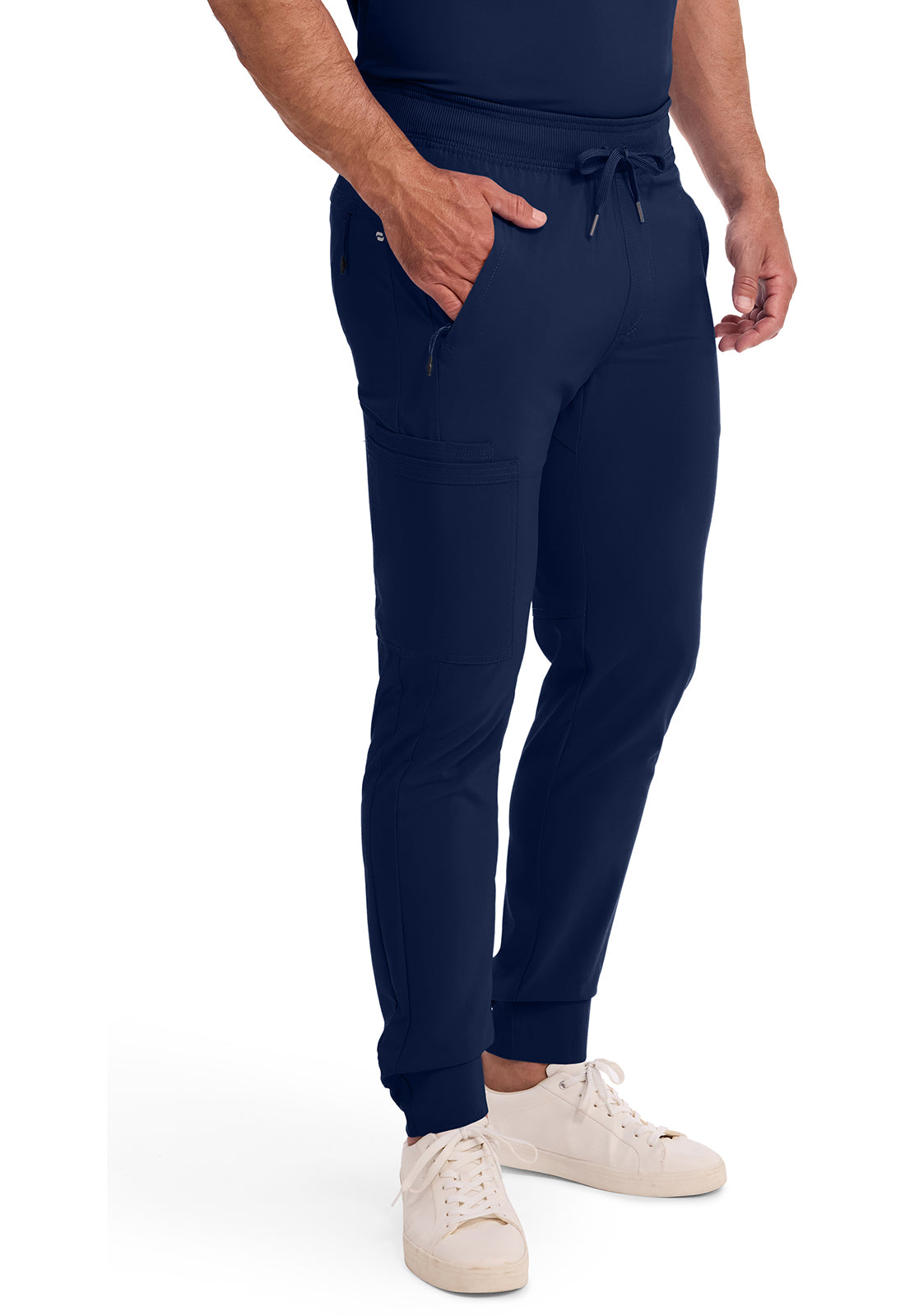 Heren joggingbroek met 360° stretch en ritszakken CKE004A
