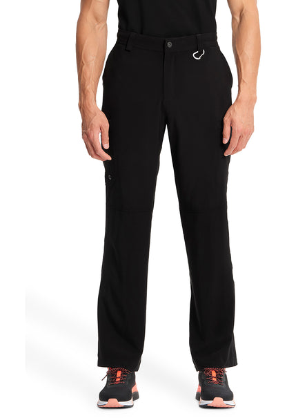 Herenbroek met gulp met taps toelopende pijpen en 360° stretch CKE200A