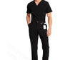 Herenbroek met gulp met taps toelopende pijpen en 360° stretch CKE200A