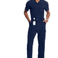 Herenbroek met gulp met taps toelopende pijpen en 360° stretch CKE200A