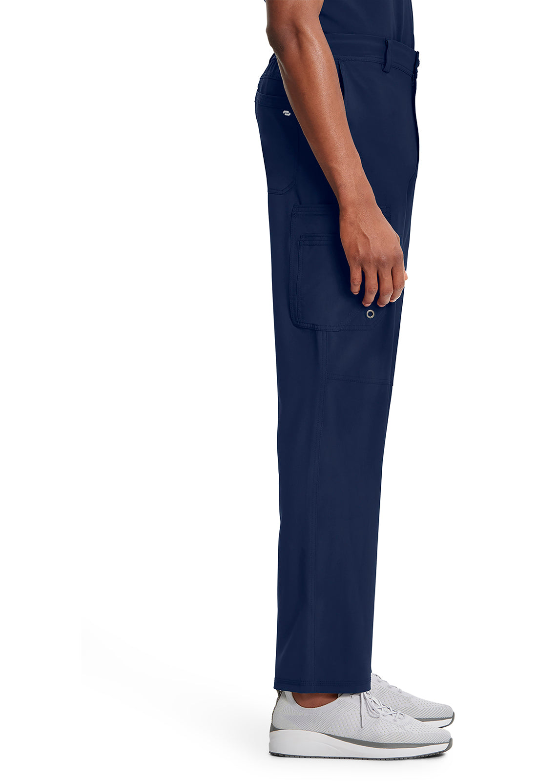 Herenbroek met gulp met taps toelopende pijpen en 360° stretch CKE200A