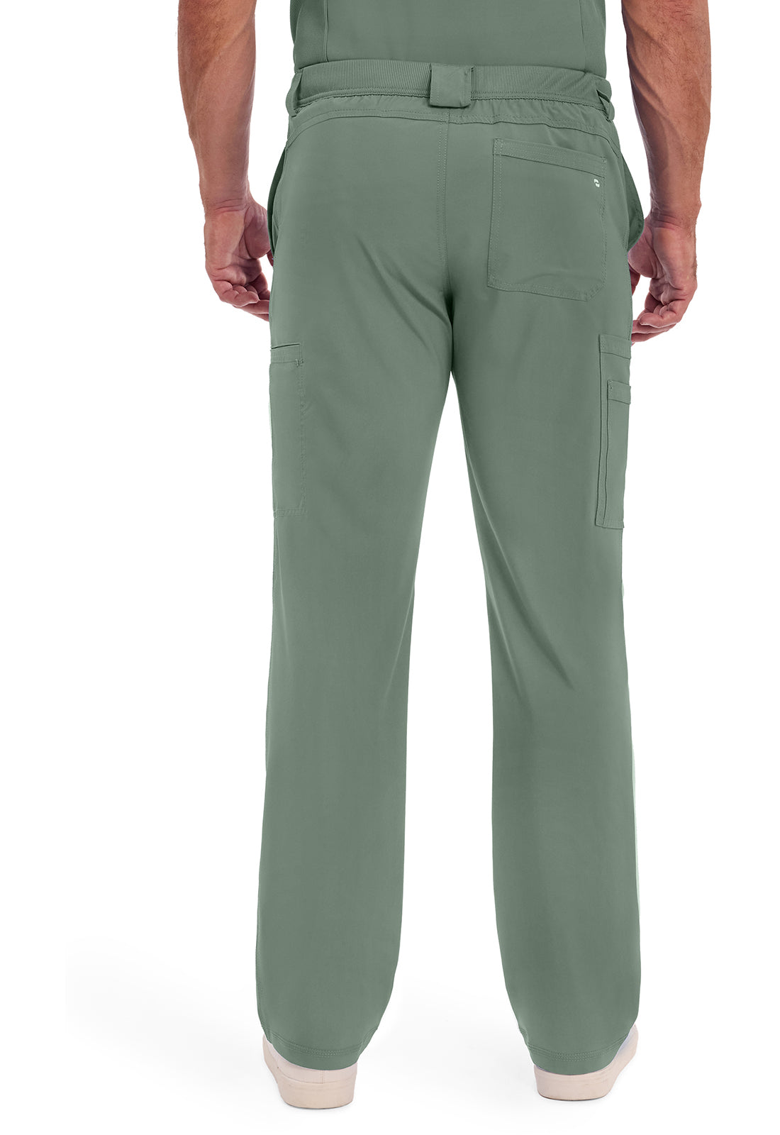 Herenbroek met gulp met taps toelopende pijpen en 360° stretch CKE200A
