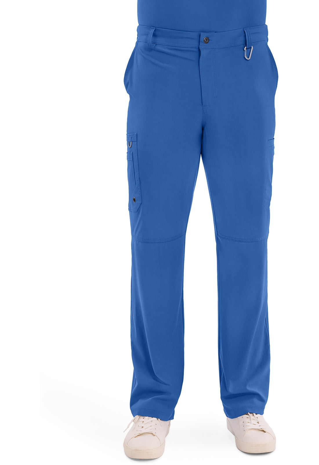 Herenbroek met gulp met taps toelopende pijpen en 360° stretch CKE200A