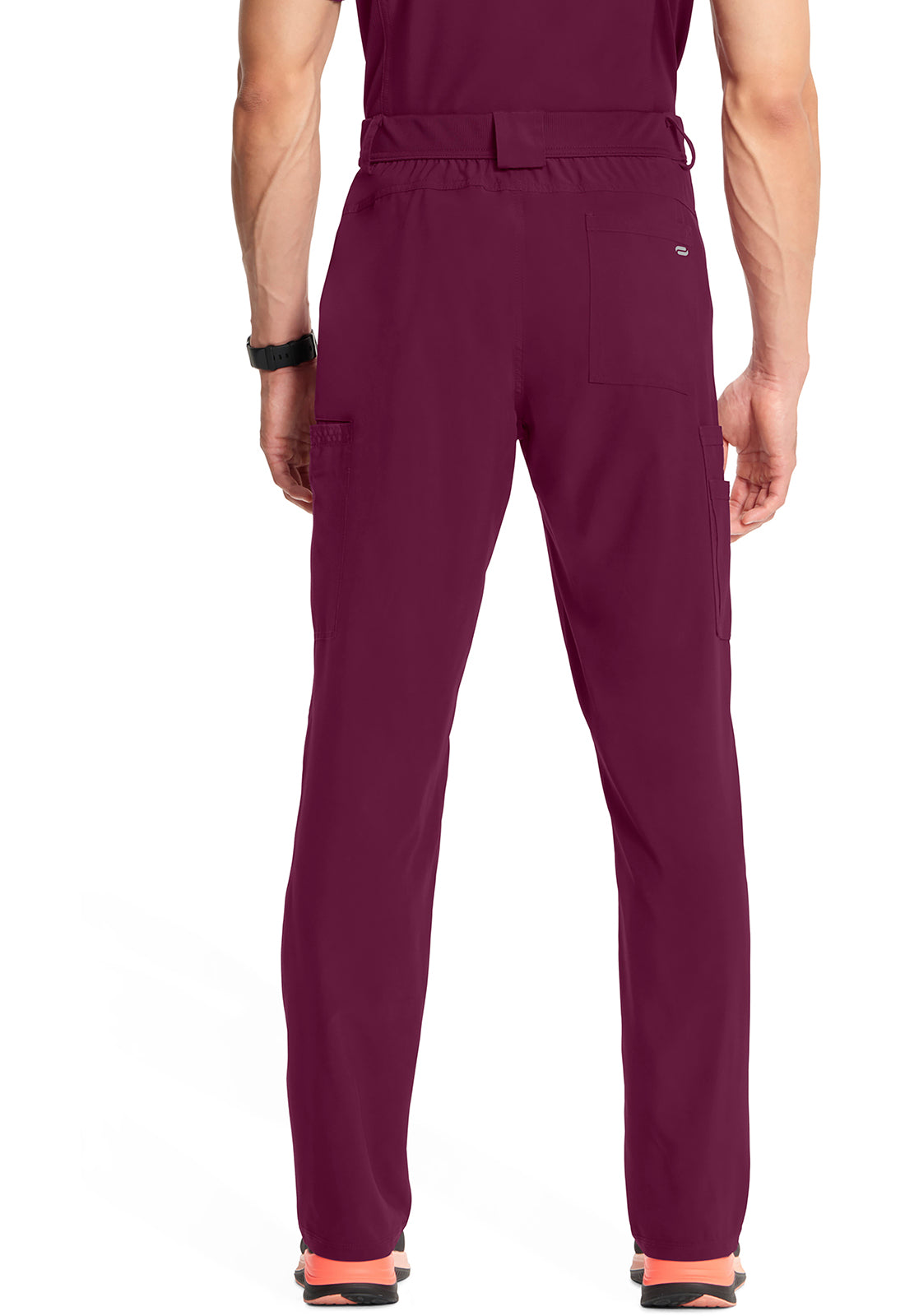 Herenbroek met gulp met taps toelopende pijpen en 360° stretch CKE200A