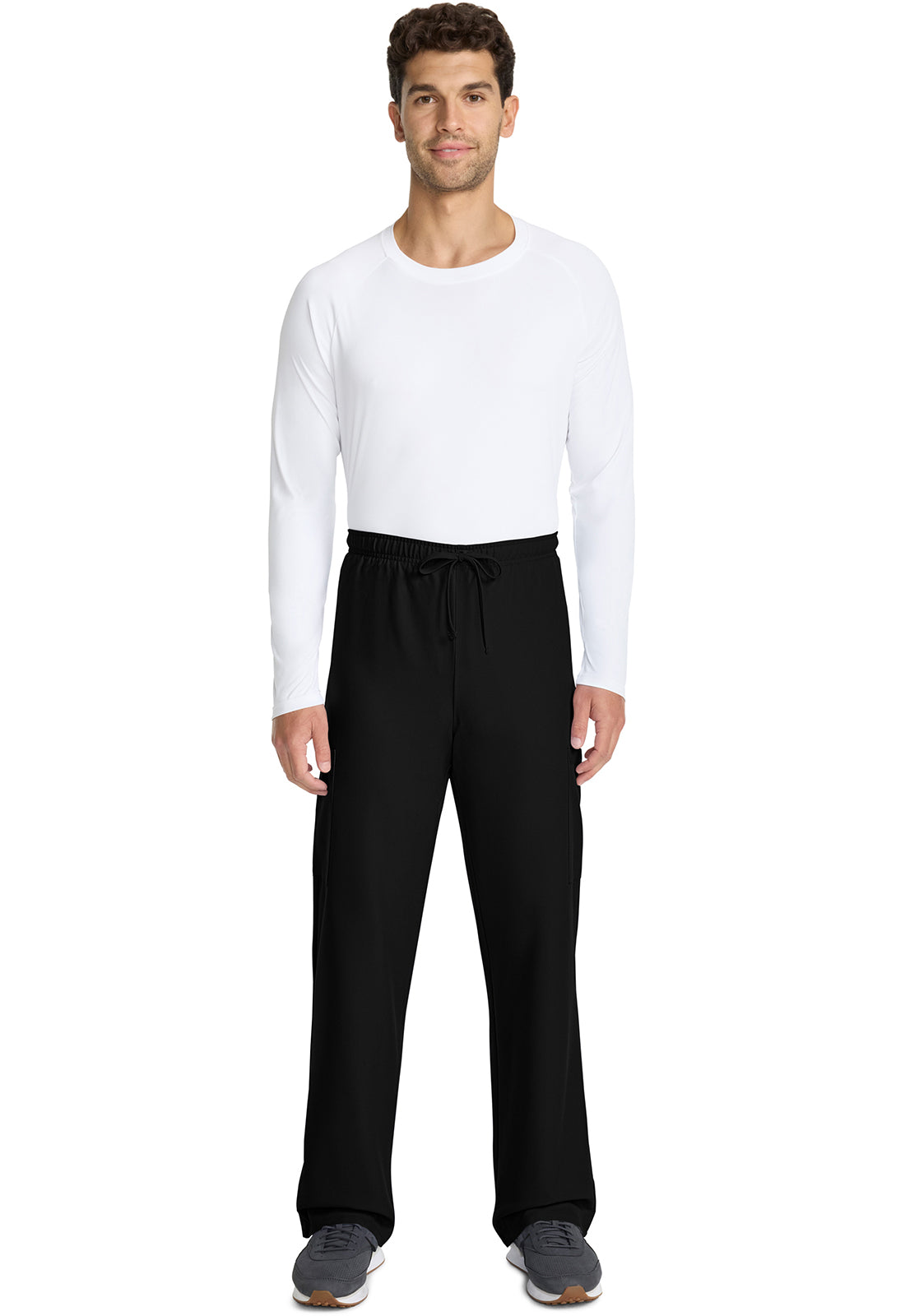 Cherokee Unisex broek met trekkoord en rechte pijpen met middelhoge taille en lichtgewicht design CKE280A