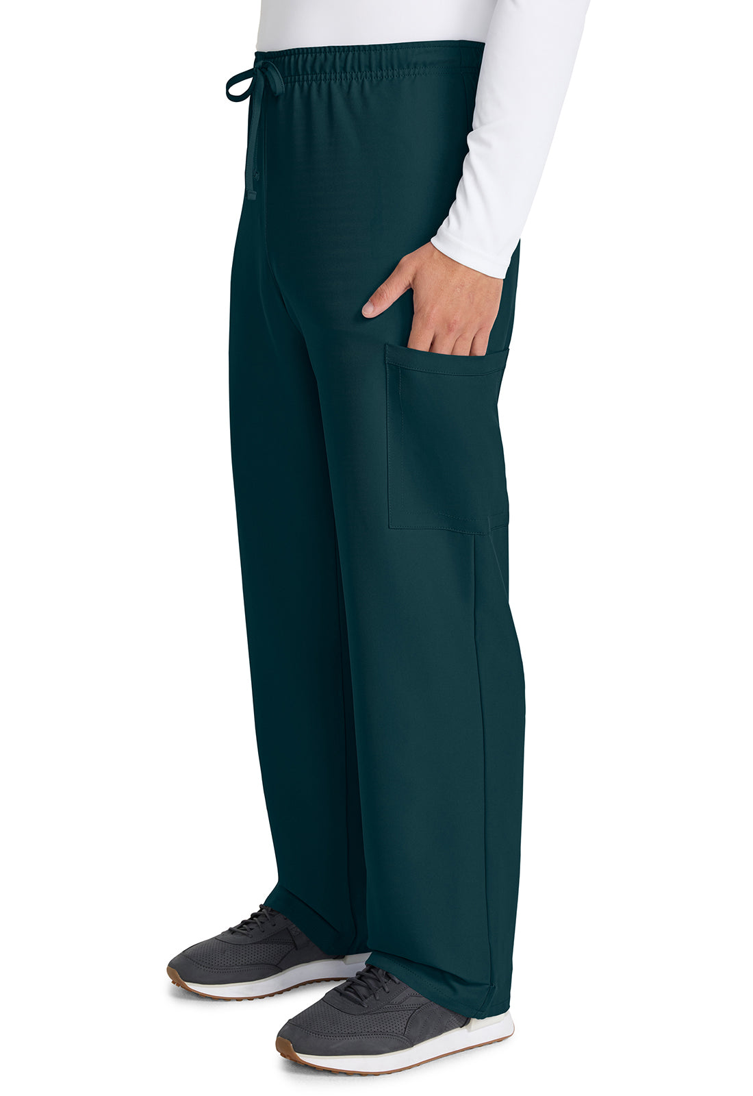 Cherokee Unisex broek met trekkoord en rechte pijpen met middelhoge taille en lichtgewicht design CKE280A