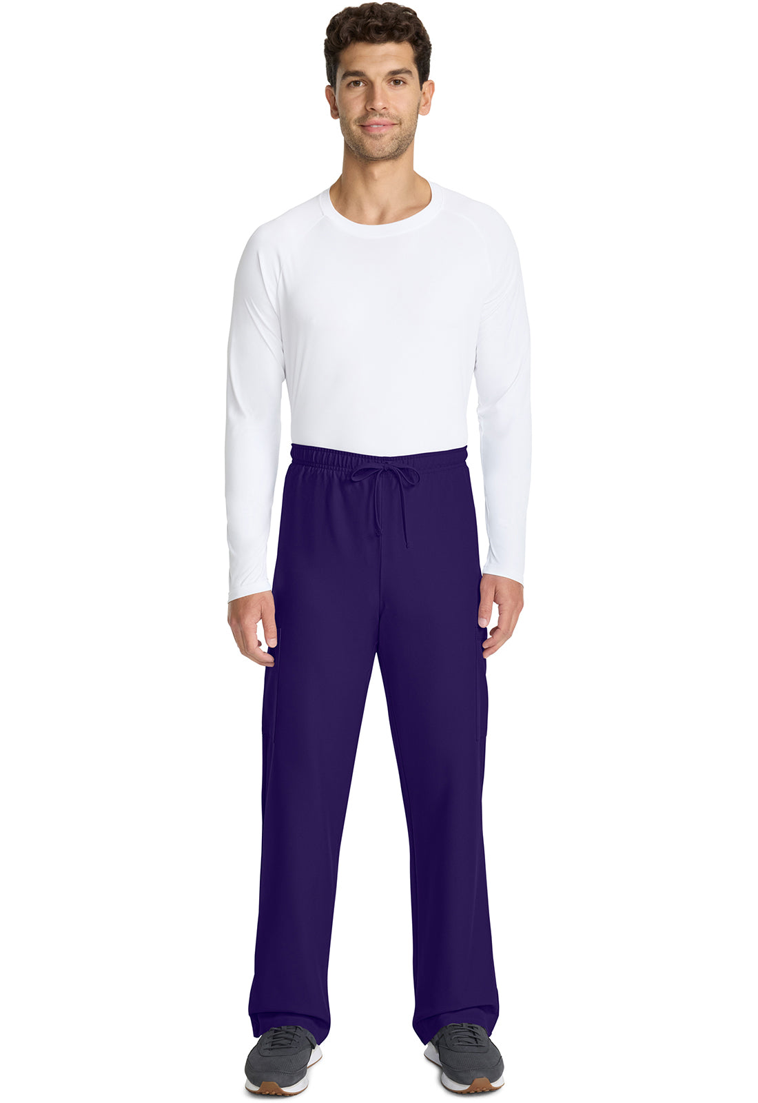 Cherokee Unisex broek met trekkoord en rechte pijpen met middelhoge taille en lichtgewicht design CKE280A